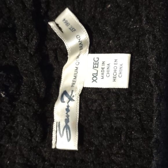 Seven7 Plus Size Black Cable Cowl Neck Sweater - Picture 8 of 10